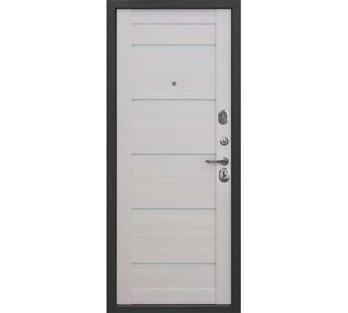 Входная дверь 9 см Серебро Лиственница Беж Царга