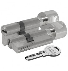 Цилиндровый механизм Kale kilit (Кале килит) с вертушкой 164 OBS SCE/80 (30+10+40) mm никель 5 кл.