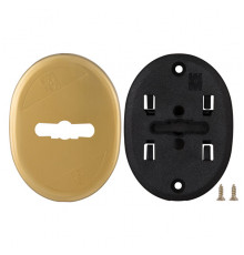 Накладка Mottura (Моттура) на сувальдный замок овальная со шторкой 95.324 (БРОНЗА), 1 шт