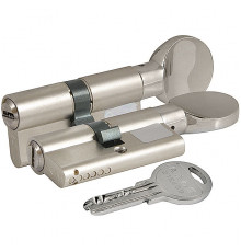 Цилиндровый механизм Kale kilit (Кале килит) с вертушкой 164 SM/68 (26+10+32) mm никель 5 кл.