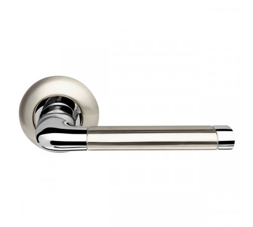 Ручка раздельная Armadillo (Армадилло) Stella LD28-1SN/CP-3 матовый никель/хром TECH (кв. 8x140)