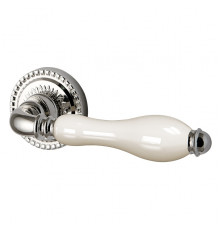 Ручка раздельная Armadillo (Армадилло) Silvia CL1 SILVER-925/LWP-109 Серебро 925/беж фарфор