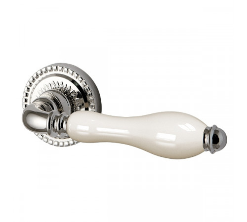 Ручка раздельная Armadillo (Армадилло) Silvia CL1 SILVER-925/LWP-109 Серебро 925/беж фарфор