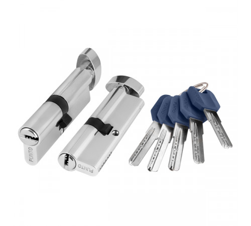 Цилиндровый механизм Punto (Пунто) с вертушкой Z402/100 mm (50+10+40) CP хром 5 кл.
