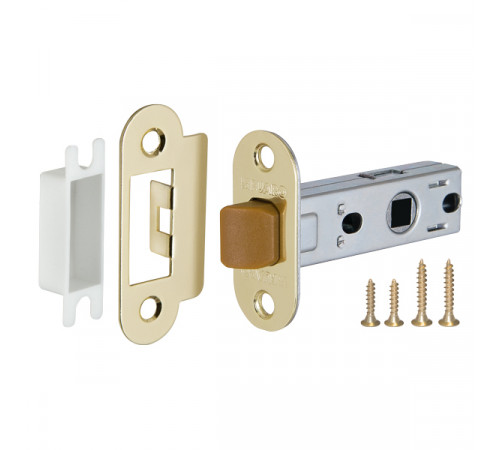 Защелка врезная Fuaro (Фуаро) PLASTIC P22-45-25 GP латунь