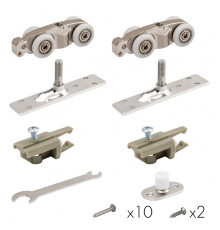 Комплект Armadillo (Армадилло) для раздвижных дверей Comfort - PRO SET 1 /rollers/ 80 (CFA170)