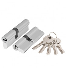 Цилиндровый механизм Ajax (Аякс) AX200/60 mm (25+10+25) CP хром 5 кл.