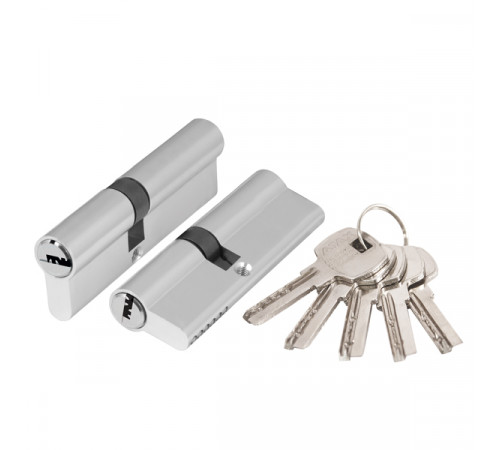 Цилиндровый механизм Ajax (Аякс) AX200/80 mm (30+10+40) CP хром 5 кл.