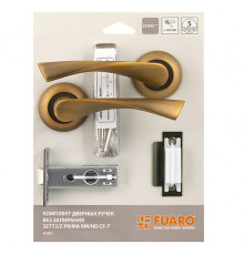 Комплект ручек Fuaro (Фуаро) с защелкой без запирания SET45/Z PRIMA RM/HD CF-17 кофе