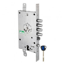 Замок врезной Mottura (Моттура) двухсистемный 3D KEY 3D.787-S (левый), ключ 40 мм