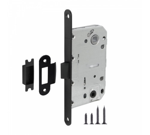 Защелка врезная Fuaro (Фуаро) PLASTIC P96WC-50 BL-24 черный