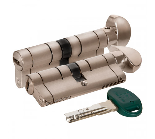 Цилиндровый механизм Mottura (Моттура) с вертушкой C31F364601RC5 (82 мм/31+10+41), МАТ.НИКЕЛЬ (верт. 99.506)