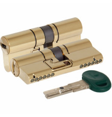 Цилиндровый механизм Mottura (Моттура) C31D363601LC5 (72 мм/31+10+31), ЛАТУНЬ (PVD)