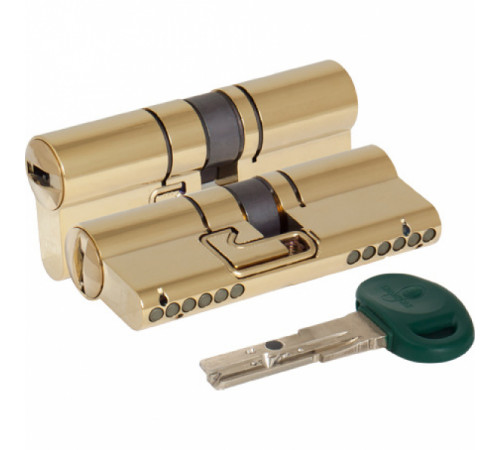 Цилиндровый механизм Mottura (Моттура) C31D363601LC5 (72 мм/31+10+31), ЛАТУНЬ (PVD)