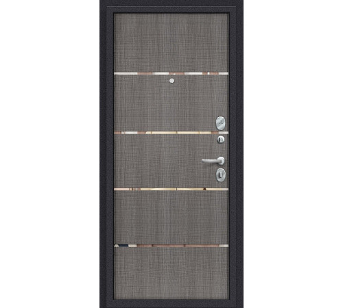 Входная дверь Лайн Лунный камень/Grey Crosscut