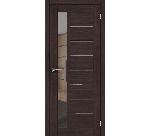 Межкомнатная дверь Порта-27 Wenge Veralinga Mirox Grey